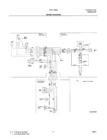 11 - Wiring Diagram parts for Frigidaire Refrigerator FRT17B3AZ0 from AppliancePartsPros.com