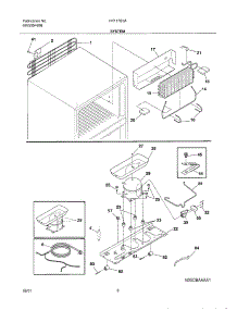 09 - System parts for Frigidaire Refrigerator FRT17B3AQ1 from AppliancePartsPros.com