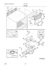 09 - System parts for Frigidaire Refrigerator FRT17G4BW3 from AppliancePartsPros.com