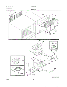 09 - System parts for Frigidaire Refrigerator FRT18B4AZ2 from AppliancePartsPros.com