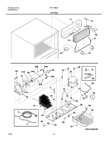09 - System parts for Frigidaire Refrigerator FRT18B5AW9 from AppliancePartsPros.com