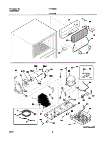 09 - System parts for Frigidaire Refrigerator FRT185BSB3 from AppliancePartsPros.com