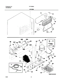 09 - System parts for Frigidaire Refrigerator FRT18B5AW7 from AppliancePartsPros.com