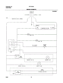 10 - Wiring Schematic parts for Frigidaire Refrigerator FRT18G4AWA from AppliancePartsPros.com