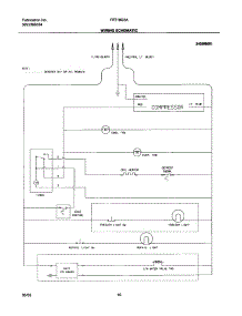 10 - Wiring Schematic parts for Frigidaire Refrigerator FRT18G5AW1 from AppliancePartsPros.com