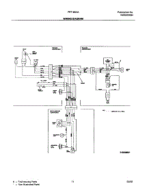 11 - Wiring Diagram parts for Frigidaire Refrigerator FRT18G5AW1 from AppliancePartsPros.com