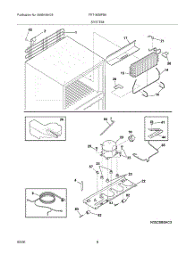 09 - System parts for Frigidaire Refrigerator FRT18G5FB5 from AppliancePartsPros.com