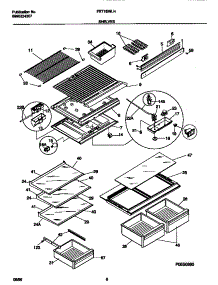 04 - Shelves parts for Frigidaire Refrigerator FRT18INLHD0 from AppliancePartsPros.com