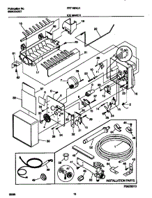 06 - Ice Maker parts for Frigidaire Refrigerator FRT18INLHD0 from AppliancePartsPros.com