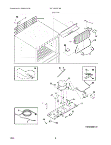 09 - System parts for Frigidaire Refrigerator FRT18KB2DW6 from AppliancePartsPros.com