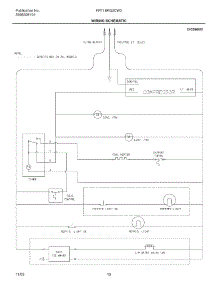 10 - Wiring Schematic parts for Frigidaire Refrigerator FRT18KG3CW2 from AppliancePartsPros.com