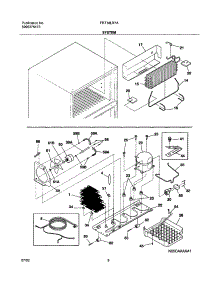 09 - System parts for Frigidaire Refrigerator FRT18LR7AQ4 from AppliancePartsPros.com