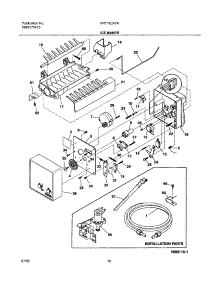 11 - Ice Maker parts for Frigidaire Refrigerator FRT18LR7AQ4 from AppliancePartsPros.com