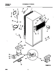 05 - System parts for Frigidaire Refrigerator FRT18NRGD0 from AppliancePartsPros.com
