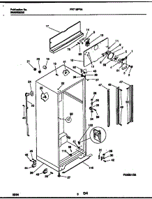 04 - Cabinet Parts parts for Frigidaire Refrigerator FRT18PRAW3 from AppliancePartsPros.com