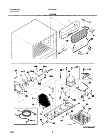 09 - System parts for Frigidaire Refrigerator FRT18S6AW7 from AppliancePartsPros.com