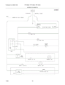 10 - Wiring Schematic parts for Frigidaire Refrigerator FRT18S6AWF from AppliancePartsPros.com