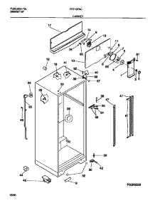 03 - Cabinet parts for Frigidaire Refrigerator FRT18TNCW0 from AppliancePartsPros.com
