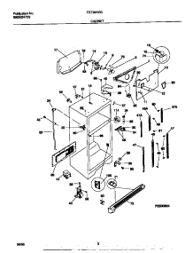 03 - Cabinet parts for Frigidaire Refrigerator FRT20NGCW2 from AppliancePartsPros.com