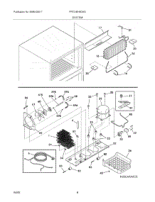 09 - System parts for Frigidaire Refrigerator FRT21BH8DW3 from AppliancePartsPros.com