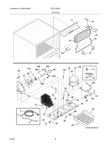 09 - System parts for Frigidaire Refrigerator FRT21BSDSK4 from AppliancePartsPros.com