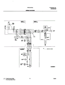 11 - Wiring Diagram parts for Frigidaire Refrigerator FRT21H7ASB3 from AppliancePartsPros.com
