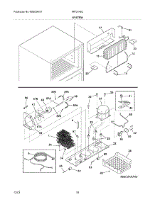 09 - System parts for Frigidaire Refrigerator FRT21H8CW1 from AppliancePartsPros.com