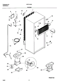 09 - System parts for Frigidaire Refrigerator FRT21ILRGW4 from AppliancePartsPros.com