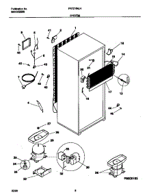 05 - System parts for Frigidaire Refrigerator FRT21INLHD3 from AppliancePartsPros.com
