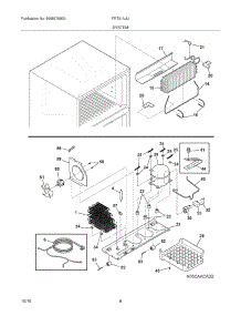 09 - System parts for Frigidaire Refrigerator FRT21IL6JW4 from AppliancePartsPros.com