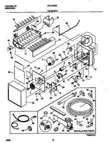 06 - Ice Maker parts for Frigidaire Refrigerator FRT21IPRHW1 from AppliancePartsPros.com