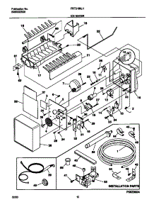06 - Icemaker parts for Frigidaire Refrigerator FRT21INLHD3 from AppliancePartsPros.com