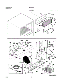 09 - System parts for Frigidaire Refrigerator FRT21KS5AW5 from AppliancePartsPros.com