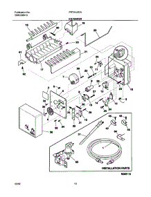 11 - Ice Maker parts for Frigidaire Refrigerator FRT21LR7AQ5 from AppliancePartsPros.com