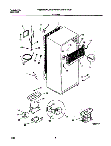 05 - System parts for Frigidaire Refrigerator FRT21NNGW1 from AppliancePartsPros.com