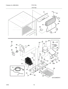 09 - System parts for Frigidaire Refrigerator FRT21P5ABG from AppliancePartsPros.com
