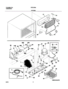 09 - System parts for Frigidaire Refrigerator FRT21P6BSB1 from AppliancePartsPros.com