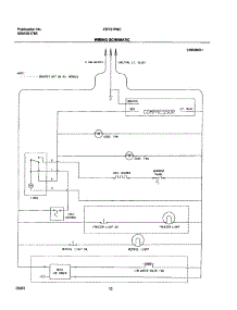 10 - Wiring Schematic parts for Frigidaire Refrigerator FRT21P6CQ0 from AppliancePartsPros.com