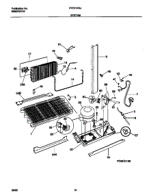 05 - System parts for Frigidaire Refrigerator FRT21RRJD1 from AppliancePartsPros.com