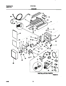 06 - Ice Maker parts for Frigidaire Refrigerator FRT21TSGD0 from AppliancePartsPros.com