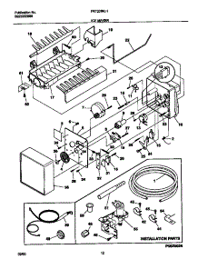 06 - Ice Maker parts for Frigidaire Refrigerator FRT22INLHD2 from AppliancePartsPros.com