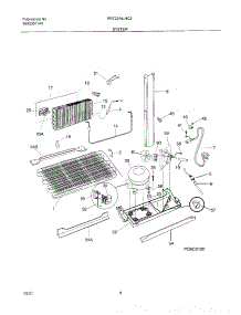 09 - System parts for Frigidaire Refrigerator FRT22INLHC2 from AppliancePartsPros.com