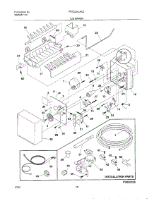 11 - Icemaker parts for Frigidaire Refrigerator FRT22INLHC2 from AppliancePartsPros.com
