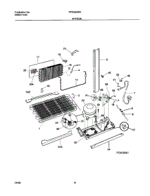 05 - System parts for Frigidaire Refrigerator FRT22QRGW1 from AppliancePartsPros.com