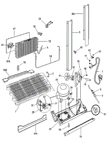 Unit parts for Frigidaire Refrigerator FRT22THAB0/K0 from AppliancePartsPros.com