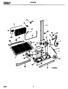 05 - Compressor, Condenser, Evaporator parts for Frigidaire Refrigerator FRT24PRAD2 from AppliancePartsPros.com