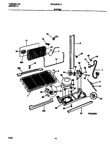 05 - System parts for Frigidaire Refrigerator FRT24RGCW4 from AppliancePartsPros.com