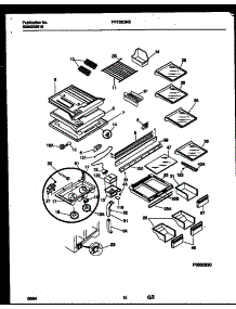06 - Shelves And Supports parts for Frigidaire Refrigerator FRT26QNBW1 from AppliancePartsPros.com