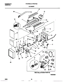 06 - Ice Maker parts for Frigidaire Refrigerator FRT24RGCD0 from AppliancePartsPros.com