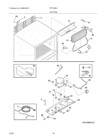 09 - System parts for Frigidaire Refrigerator FRT8B5HB0 from AppliancePartsPros.com